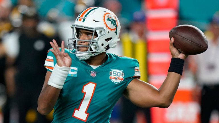 Pittsburgh Steelers 10-16 Miami Dolphins: Tua Tagovailoa leads Dolphins to NFL victory on concussion return | NFL News