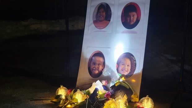 Vigils held in 2 cities for Thompson children killed in house fire