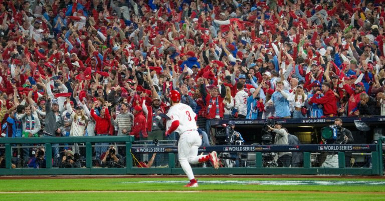 World Series: Phillies Hit 5 Homers in Game 3 Win Over Astros