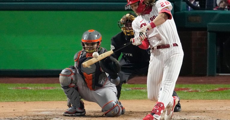 Alec Bohm of Phillies Connects for 1,000th World Series Homer