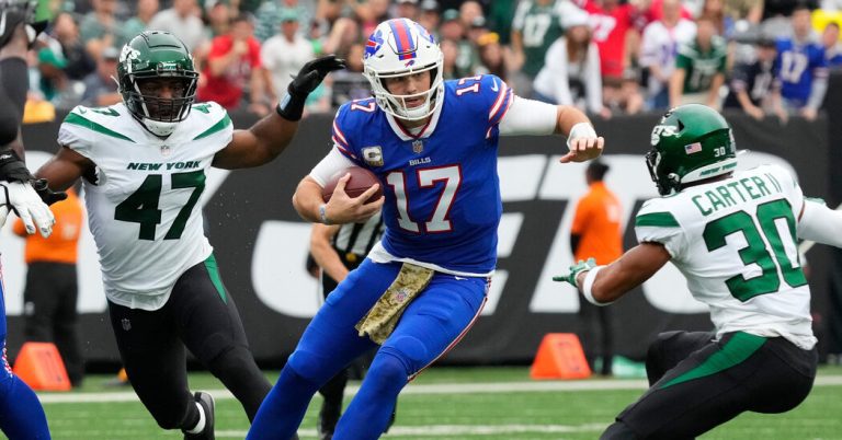 Jets Turn Up the Pressure on the Bills in the A.F.C. East With a Win