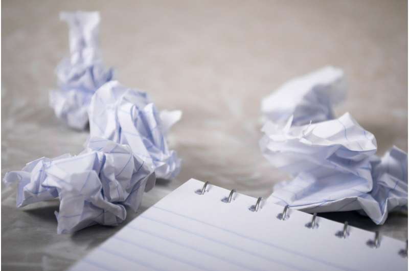 crumpled paper