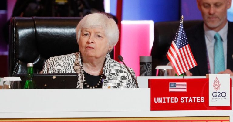 Yellen Calls for ‘Stabilizing’ U.S. Relations With China Ahead of G20