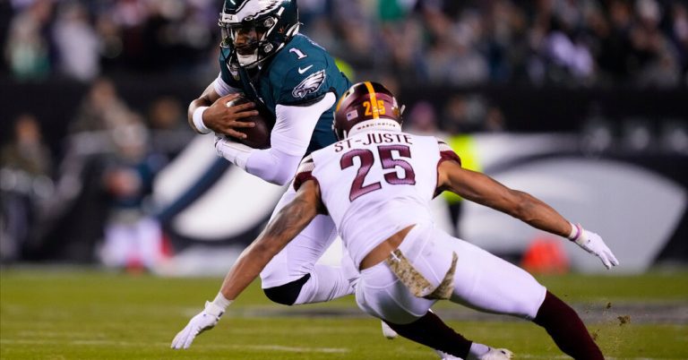 Eagles Score Early Against Commanders, but Suffer Their First Loss