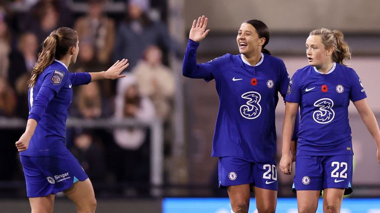 Sam Kerr put Chelsea ahead