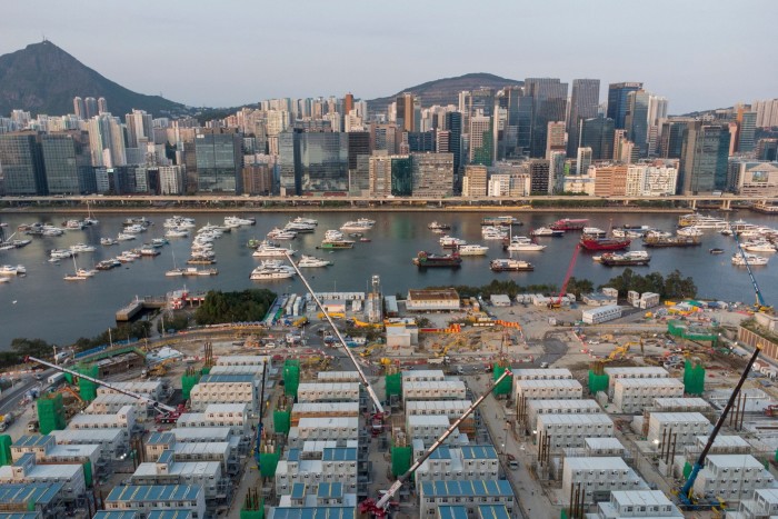 Quarantine facilities at the Kai Tak cruise terminal