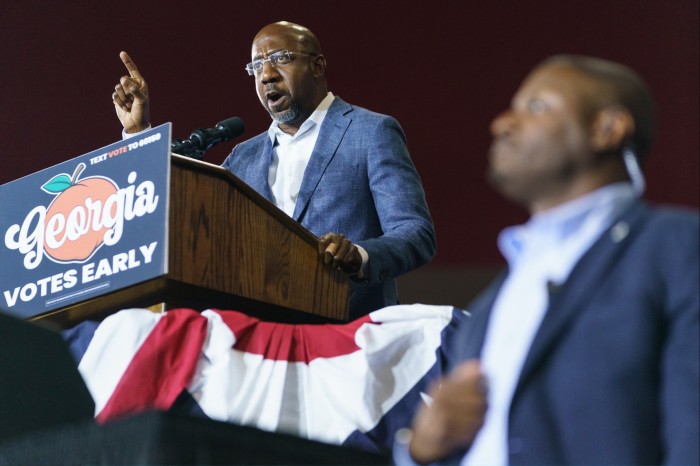 Raphael Warnock, the incumbent Democratic Senator of Georgia who is battling to retain his seat against Republican Herschel Walker