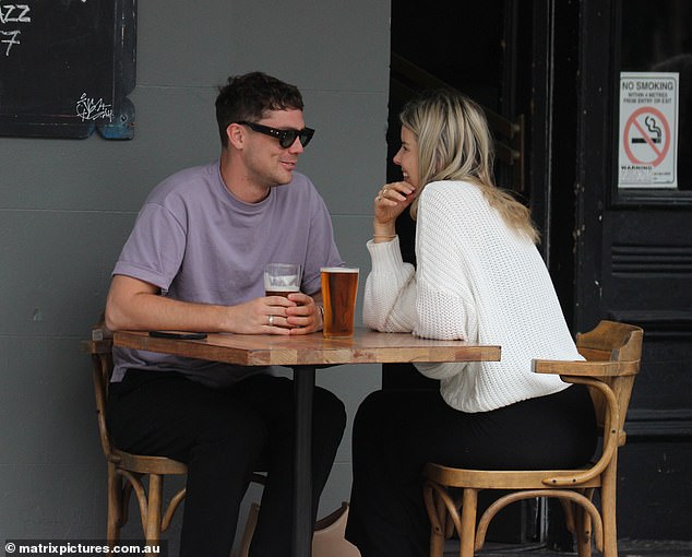 Meanwhile, William, a filmmaker from England, dressed casually in black pants and a purple T-shirt