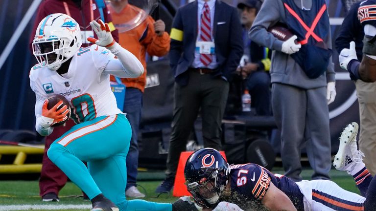 Highlights of the Miami Dolphins against the Chicago Bears from Week Nine of the NFL season