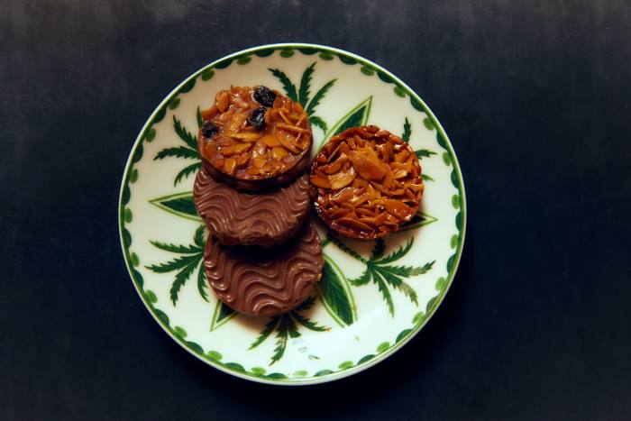 M&S Florentines, her fridge staple