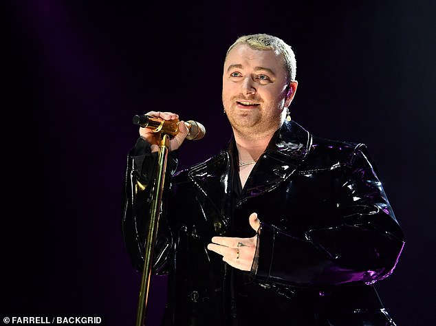 Show-stopping: Sam smith put on a spellbinding performance in the arena