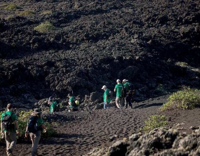 Lanzarote's unique geography stems from an 18th-century volcanic eruption that lasted six years