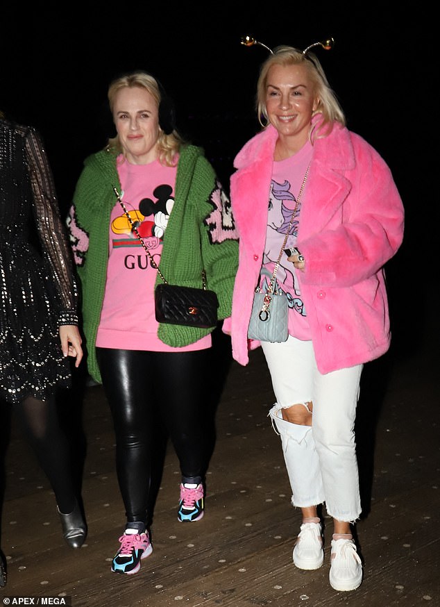 Rebel Wilson headed out for a night off on Friday, after announcing the birth of her baby girl Royce via surrogate