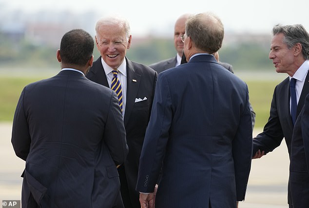 It is the start of a multi-day Asia trip for Biden