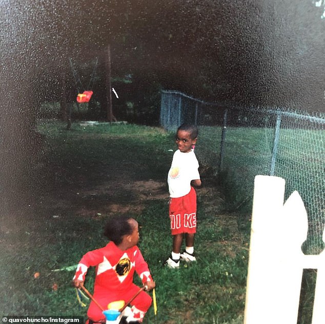 'So it's safe to say we had something going then. It came easy to us when it came to style and swag…Then he created this triplet flow and the rest was HISTORY,' Quavo said. 'He never worried about titles, credit, or what man got the most shine, that wasn't him. He didn't care about none of that as along we brought it back to the family!'