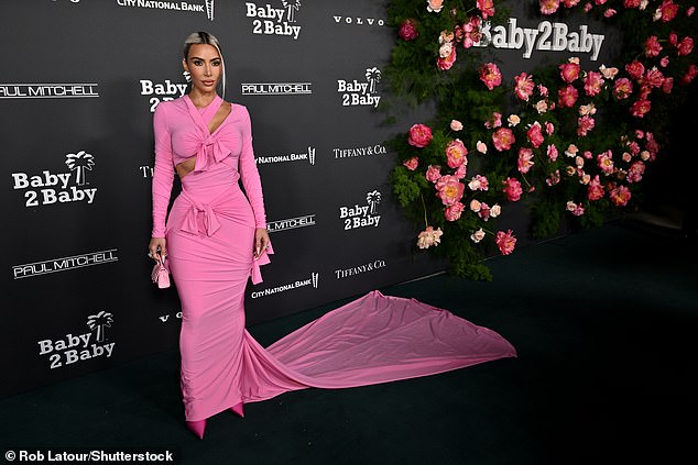 'Kim's decade-long support of Baby2Baby, personally, and through her companies SKIMS and KKW Beauty, has been instrumental to the growth of the organization,' the Baby2Baby Instagram account gushed this week