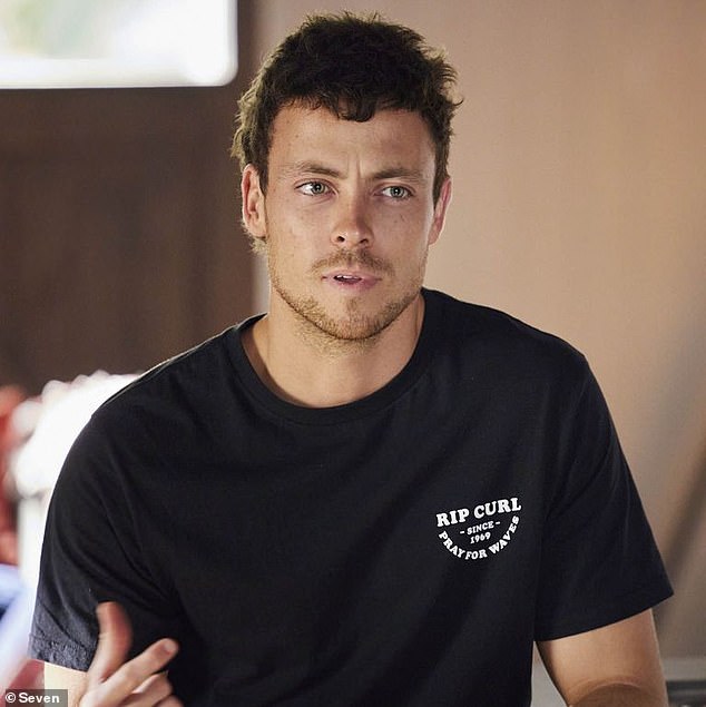 The Home and Away actor ditched his signature brunette locks in favour of a short blonde hairdo