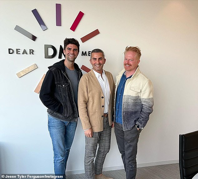 Took a village! Jesse and the 37-year-old lawyer-producer thanked their 'incredible surrogate' as well as infertility and reproductive endocrinology specialist Dr. Shahin Ghadir (M), who runs the Southern California Reproductive Center in Beverly Hills