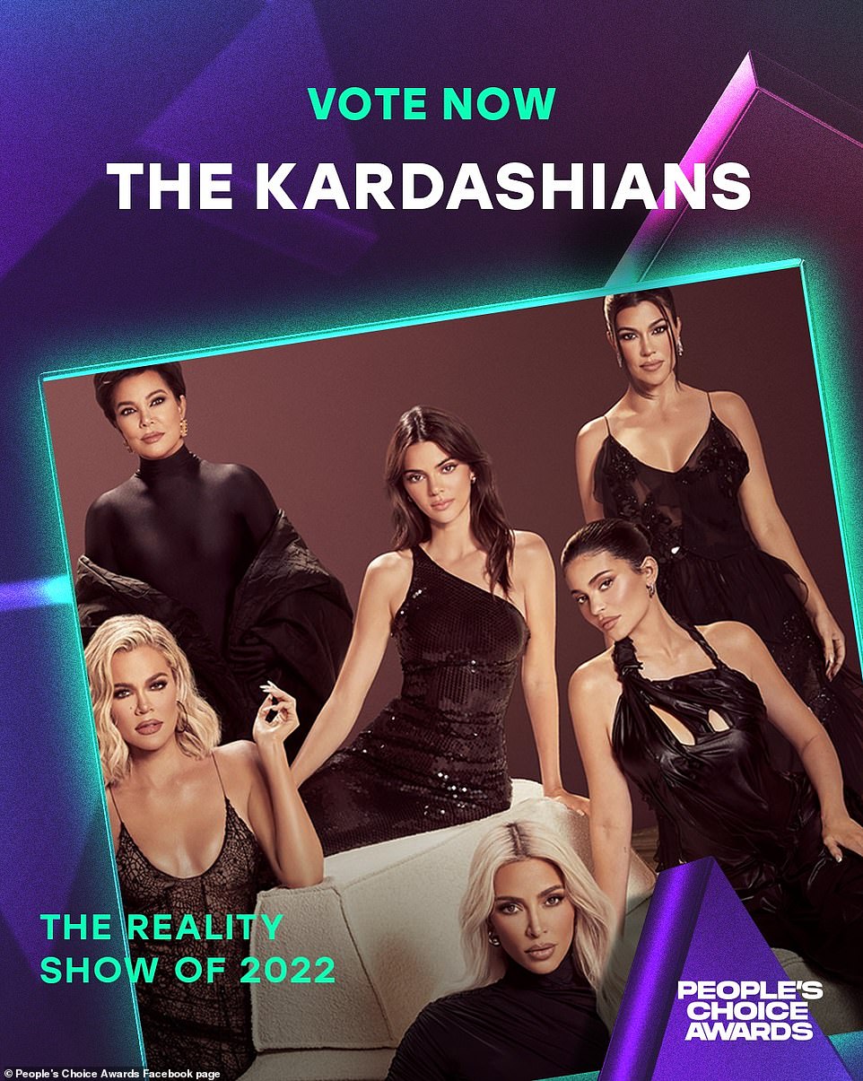 Congrats! The Kardashians scored a nomination for best reality show of 2022 at the 48th People's Choice Awards, which air December 6 on NBC/E!