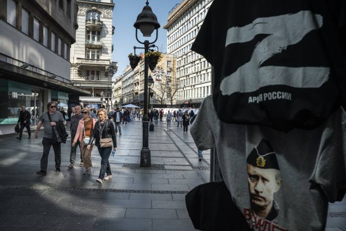 People walking in the street