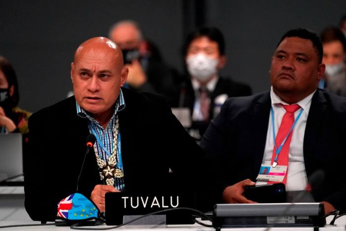 Tuvalu finance minister Seve Paeniu