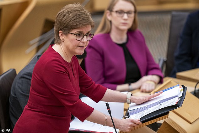 Under First Minister Nicola Sturgeon's (pictured) vice-like grip, Scotland in particular has become a place where wealth dare not speak its name