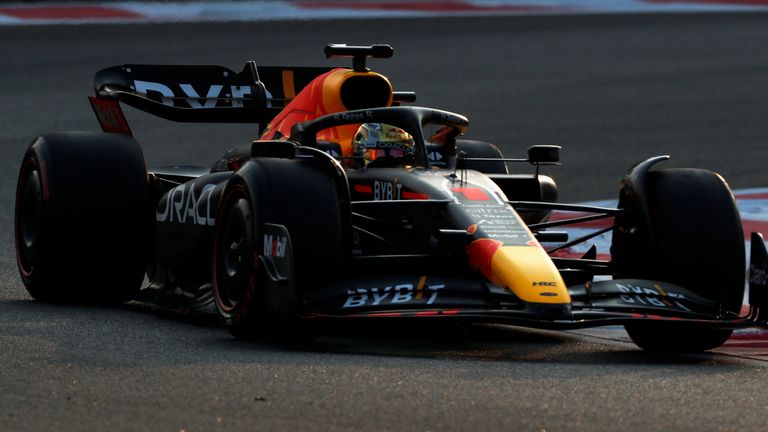 Max Verstappen was back in the Red Bull after his second title-winning season