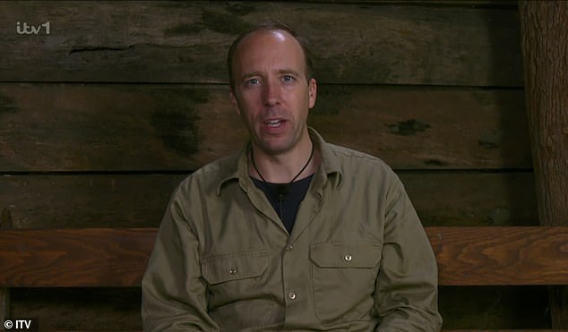 News: Ant, 47, revealed during one of their presenting segments: 'Here's a fact for you: Mike is no longer camp leader!' (previous camp leader Matt Hancock is pictured)