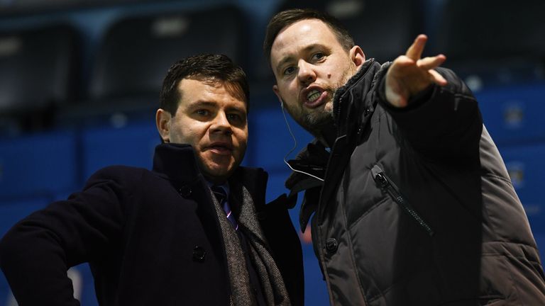 Rangers sporting director Ross Wilson (left) says Beale&#39;s appointment was made after "an intense week of discussions" with various candidates