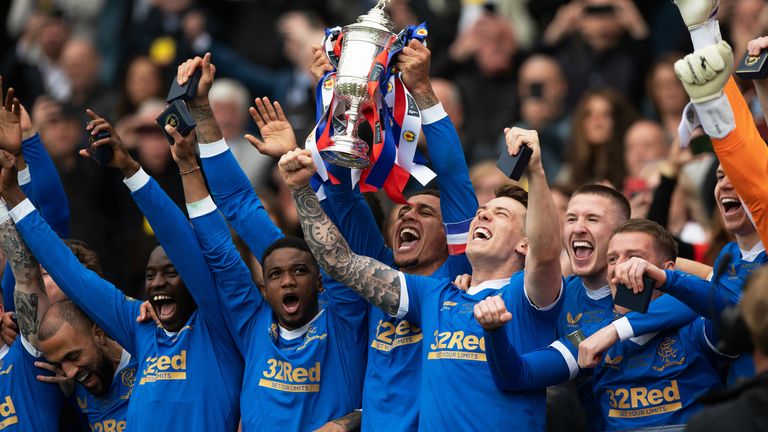 Rangers won the Scottish Cup last season