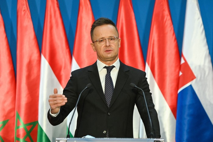 Hungarian Foreign and Trade Minister Peter Szijjarto