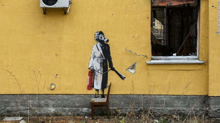 Banksy confirms seven new murals in Ukraine