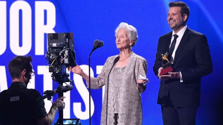 Angela Álvarez, 95, wins best new artist Latin Grammy in a history-making tie