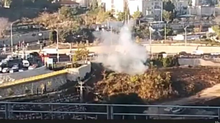 Video shows moment of attack on Jerusalem bus stop