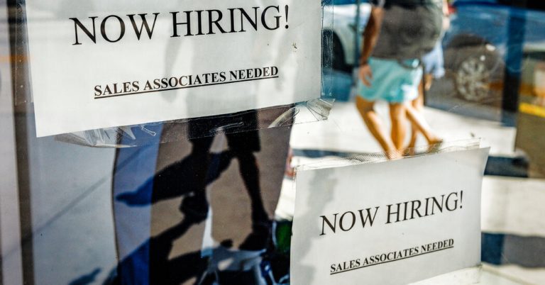 Job Openings Ease, but Layoffs Are Little Changed