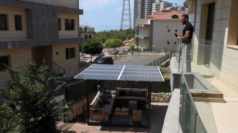 Lebanon’s failing state forces unplanned shift to solar power