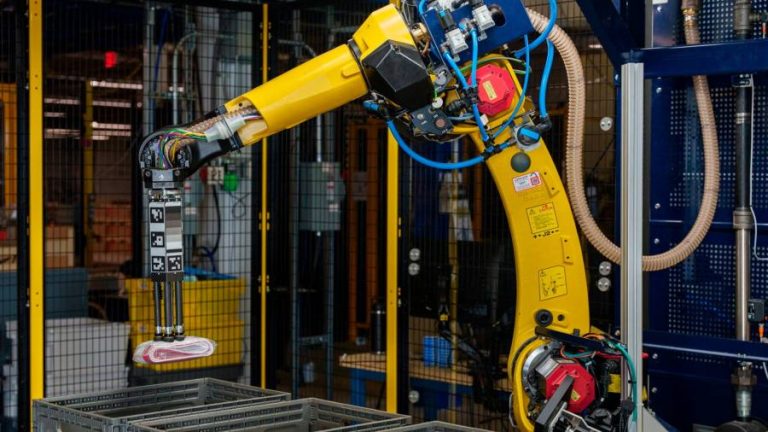 Amazon launches new warehouse robot as it steps up cost cutting