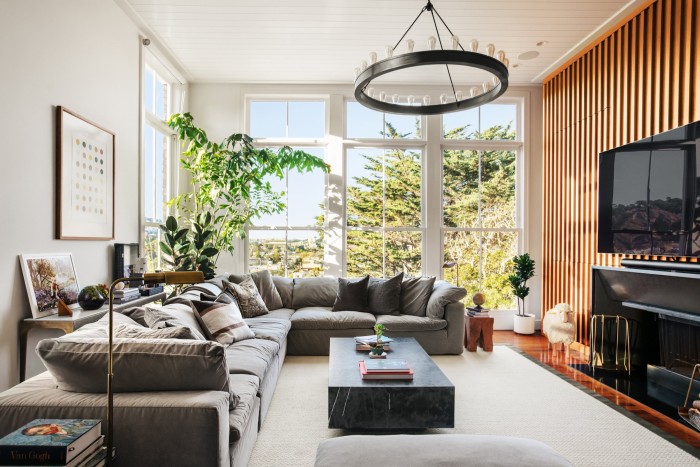 Sitting room in Brian Cheskey’s Airbnb-listed home in San Francisco