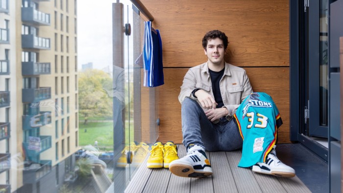 Tomas Ribeiro at his flat in London’s Mile End