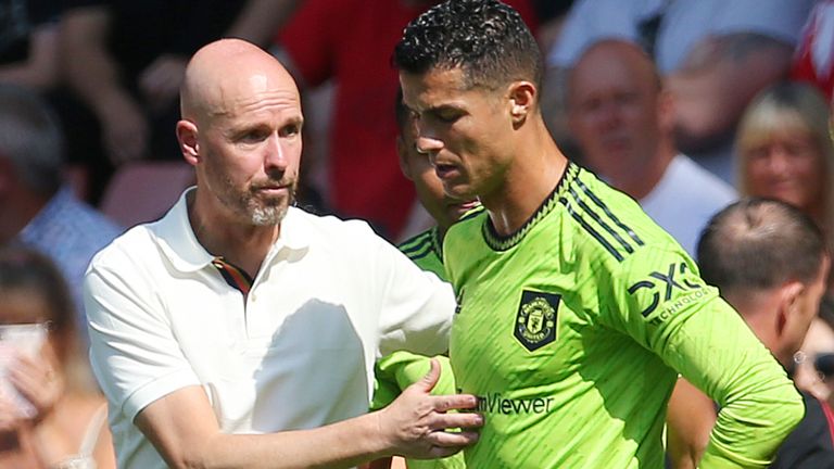 Erik ten Hag, Cristiano Ronaldo