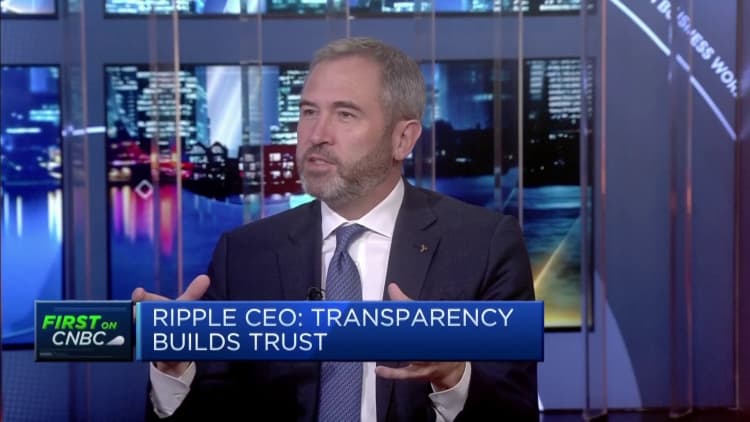 Crypto has never just been sunshine and roses and it's an industry that needs to mature, Ripple CEO says