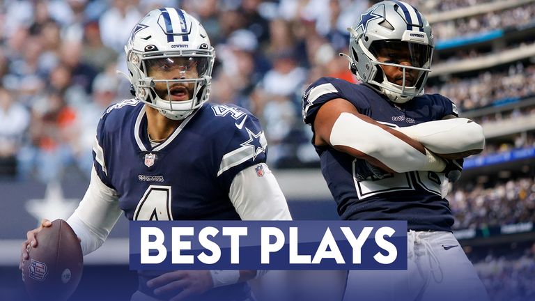 A look at the best offensive plays by the Dallas Cowboys from the 2022 season so far