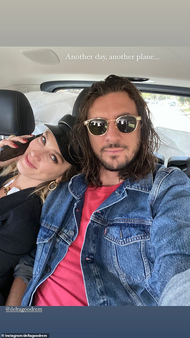 Delta Goodrem’s boyfriend Matt Copley shares loved-up photos alongside his girlfriend