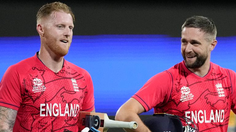 Ben Stokes and Chris Woakes (Associated Press)