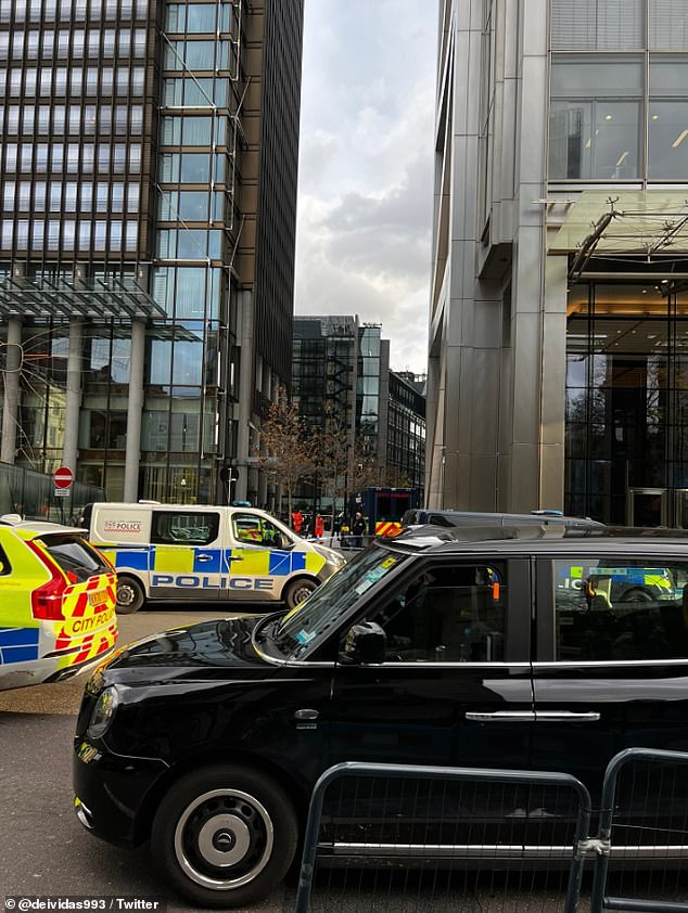 Heron Tower in City of London is on ‘lockdown’ after reports of person ‘falling from height’ 