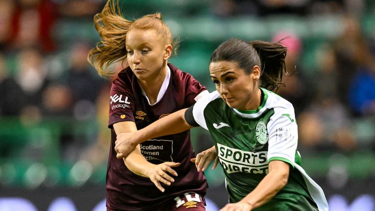 Hibernian 1-1 Hearts: Edinburgh derby sets new SWPL crowd record which delights Dean Gibson and Eva Olid | Video | Watch TV Show