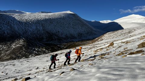 Every member of the team experienced some form of altitude sickness ascending the virgin peak, given the altitude at which they were climbing.