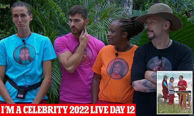 I’M A CELEBRITY 2022 LIVE: Matt Hancock, Sue Cleaver and Jill Scott enjoy a surf-n-turf barbecue