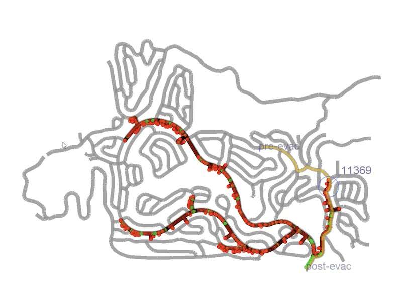 Wildfire season: Improving community evacuation plans using data-driven models