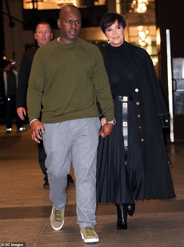 Kris Jenner strolls hand-in-hand with toyboy boyfriend Corey Gamble, 41, days after 67th birthday